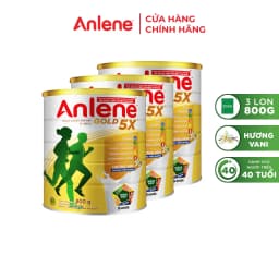 Thumbnail Combo 3 lon Sữa Bột Anlene Gold Hương Vani 800g 1