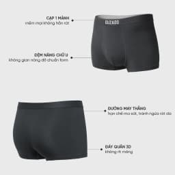 Thumbnail Combo 3 Quần Lót Boxer Nam Guzado Cotton Compact Dáng Trunk Co Giãn Thoáng Khí Vượt Trội CB3GBX 4