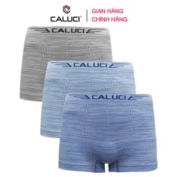 Thumbnail Combo 3 quần lót nam Boxer CALUCI CBX12, sịp đùi sệt liền, mềm mịn, thân thiện với làn da 4