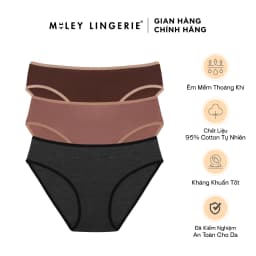Thumbnail Combo 3 Quần Lót Nữ Cotton Flexi Miley Lingerie - Màu Ngẫu Nhiên 1