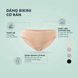 Thumbnail Combo 3 quần lót nữ ONOFF cotton USA x Spandex mềm mịn, thoáng mát - 16UQ24A015 3