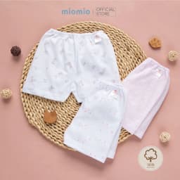 Thumbnail Combo 3 Quần Ngắn Sơ Sinh MIOMIO Cho Bé Trai, Bé Gái (Từ 0 - 24 Tháng), Vải Cotton 1