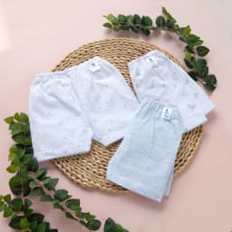 Thumbnail Combo 3 Quần Ngắn Sơ Sinh MIOMIO Cho Bé Trai, Bé Gái (Từ 0 - 24 Tháng), Vải Cotton 3