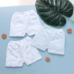 Thumbnail Combo 3 Quần Ngắn Sơ Sinh MIOMIO Cho Bé Trai, Bé Gái (Từ 0 - 24 Tháng), Vải Cotton 4