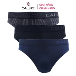 Thumbnail Combo 3 quần sịp nam tam giác CALUCI CA08, co dãn 4 chiều, vải sợi tre kháng khuẩn 2