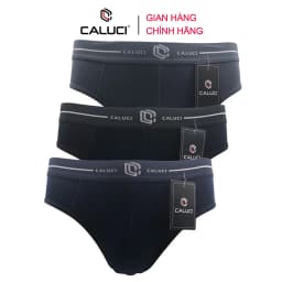 Thumbnail Combo 3 quần sịp tam giác CALUCI CBF1801, vải Cotton mềm mại, xốp nhẹ, thoáng mát 1