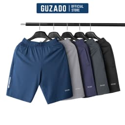 Thumbnail COMBO 3 Quần đùi nam Guzado vải thun lạnh SIÊU CO GIÃN,thoáng mát vận động thoải mái CB3GSR02 1