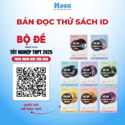 Thumbnail Combo 3 sách bộ đề minh họa khối A ôn luyện thi THPTQG 2025 Môn Toán, Lý, Hóa Moonbook | Sách ID 1