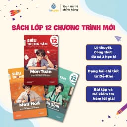 Thumbnail Combo 3 Sách Siêu trọng tâm lớp 12 các môn Toán, Lí, Hóa, Anh, Sinh, Lịch sử-Địa lý-Giáo dục KT&PL 4