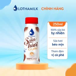 Thumbnail Combo 3 Sữa Tươi Cà Phê Thanh Trùng Lothamilk chai 250ml 1