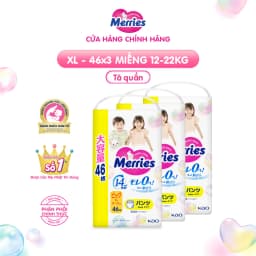 Thumbnail Combo 3 Tã/bỉm quần Merries Jumbo Đủ Size L54/XL46/XXL30 3