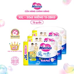 Thumbnail Combo 3 Tã/bỉm quần Merries Jumbo Đủ Size L54/XL46/XXL30 4