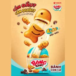 Thumbnail Combo 3 Túi Bánh Con Cá Bống Bang nhân Mochi Socola Đậu Đỏ (145g) 2