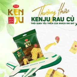 Thumbnail Combo 3 túi bánh quy rau củ Kenju Richy 192g/túi 3