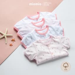 Thumbnail Combo 4 Áo Tay Cộc Sơ Sinh MIOMIO Vải Cotton- Bé Trai,Gái (Từ 0-24 Tháng) Thiết Kế Mùa HèThoáng Mát 1