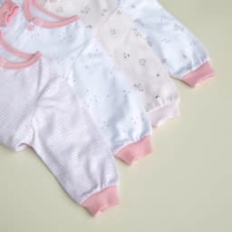 Thumbnail Combo 4 Áo Tay Dài Sơ Sinh MIOMIO Cho Bé Trai, Bé Gái (Từ 0-24 Tháng), Vải Cotton 4