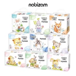 Thumbnail Combo 4 Bịch Tã/Bỉm Cho Bé NABIZAM Êm Mỏng Chống Hăm Đủ Size Cho Bé Từ 3kg Đến 25kg, 20-50 Miếng/Bịch 3