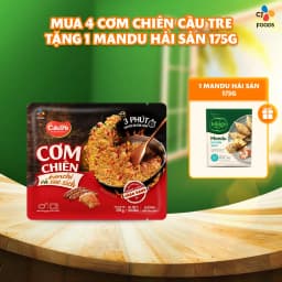 Thumbnail Combo 4 cơm chiên Cầu Tre 210g x 4 (Hải sản, Dưa bò, Gà cháy tỏi, Kim chi xúc xích) 3