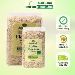 Thumbnail Combo 4 gói yến mạch hữu cơ ONFODHafer Flocken cán dẹt cán vỡ ăn kiêng giảm cân cho bé ăn dặm 3