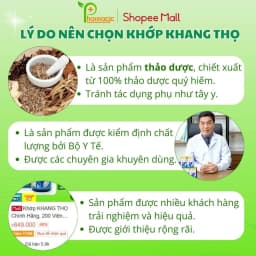 Thumbnail Combo 4 Hộp Khớp KHANG THỌ Giảm Đau Nhức và 2 Xịt Xoa Bóp Khang Thọ 4