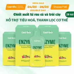 Thumbnail Combo 4 Hộp Nước Uống Bổ Sung Enzyme Chiết Xuất Từ Trái Cây và Rau Củ Hỗ Trợ Tiêu Hoá, Thanh Lọc Cơ Thể Coolvita 1