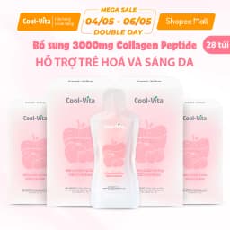 Thumbnail Combo 4 Hộp Nước Uống Collagen Peptide Hỗ Trợ Trẻ Hóa Sáng Da, Cải Thiện Sức Khỏe Cho Tóc Móng Coolvita 1