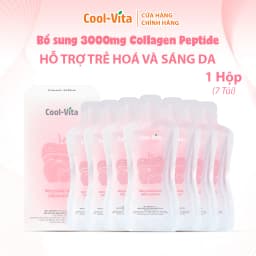 Thumbnail Combo 4 Hộp Nước Uống Collagen Peptide Hỗ Trợ Trẻ Hóa Sáng Da, Cải Thiện Sức Khỏe Cho Tóc Móng Coolvita 2