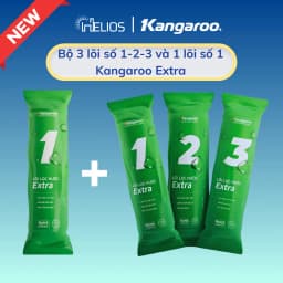 Thumbnail Combo 4 lõi lọc nước Kangaroo ( Bộ lọc thô số 1,2,3 + lõi số 1) cho máy lọc nước KANGAROO 1