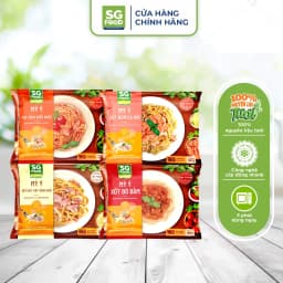 Thumbnail Combo 4 Mỳ Ý SG Food 250g xốt bò bằm, xúc xích, xốt kem thịt xông khói, xốt kem cá hồi 1