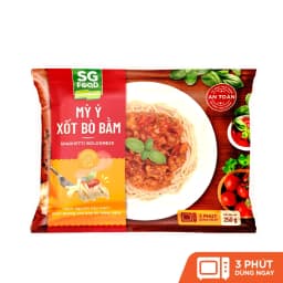 Thumbnail Combo 4 Mỳ Ý SG Food 250g xốt bò bằm, xúc xích, xốt kem thịt xông khói, xốt kem cá hồi 4
