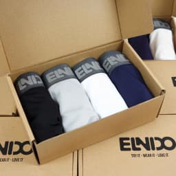 Thumbnail Combo 4 quần sịp đùi ELNIDO (màu ngẫu nhiên) chất liệu cao cấp thoáng mát, vải thun lạnh EDS-01 (không kèm hộp) 4