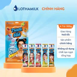 Thumbnail Combo 4 Thạch Sữa Lothamilk túi mix vị 300g 1