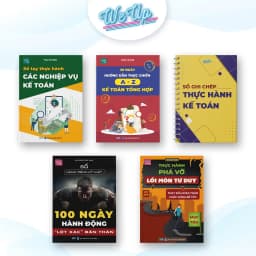 Thumbnail COMBO 5 CUỐN SÁCH :30 ngày thực chiến A-Z kế toán, Sổ tay Kế Toán, Sổ ghi chép K.Toán, 100 ngày hành động, Phá vỡ tư duy 1