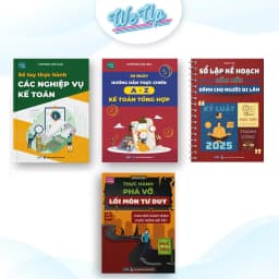 Thumbnail COMBO 5 CUỐN SÁCH :30 ngày thực chiến A-Z kế toán, Sổ tay Kế Toán, Sổ ghi chép K.Toán, 100 ngày hành động, Phá vỡ tư duy 2