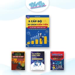 Thumbnail COMBO 5 CUỐN SÁCH: 5 Cấp độ, 100 mẫu AI content, AI content, Xu hướng K.Tiên, Phá vỡ T.duy, 100 ngày hành động, Tự do TC 3