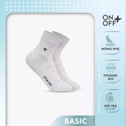 Thumbnail Combo 5 đôi tất nam cổ ngắn ONOFF khử mùi - 18AE23A004 1
