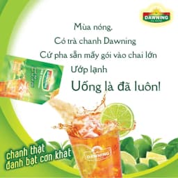 Thumbnail Combo 5 hộp Trà chanh hòa tan DAWNING từ bột chanh nguyên chất và mật ong 280g/hộp (hộp 20 gói) 3