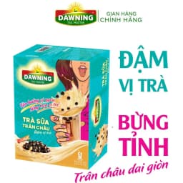 Thumbnail Combo 5 hộp trà sữa trân châu DAWNING Đậm vị trà, hương thơm trà tự nhiên giúp tỉnh táo 260g 1