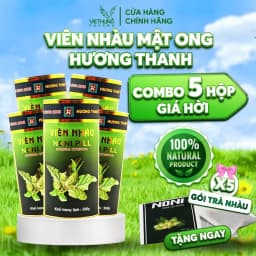 Thumbnail Combo 5 Hộp Viên Nhàu Mật Ong Hương Thanh, Hộp 500g 1