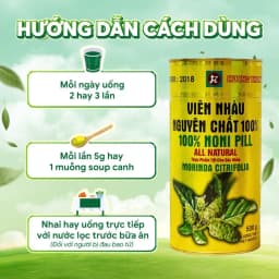 Thumbnail Combo 5 Hộp Viên Nhàu Nguyên Chất Noni Hương Thanh, 100% Từ Quả Nhàu, Hộp 500g 4