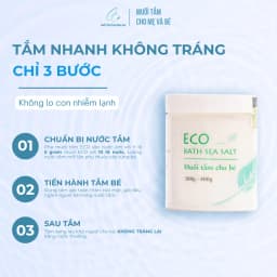 Thumbnail Combo 5 lọ muối tắm bé thảo dược Eco Sinh Dược 400g tặng 1 muối thảo dược Eco Sinh Dược 400g 2