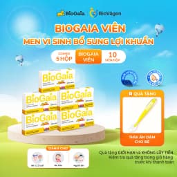 Thumbnail Combo 5 men vi sinh BioGaia ProTectis dạng viên cải thiện hệ tiêu hóa Thụy Điển hộp 10 viên 1
