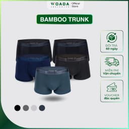 Thumbnail [COMBO 5] Quần Lót Nam Dáng Trunk Chất Liệu Bamboo Cao Cấp Kháng Khuẩn Thương Hiệu Woada LK152 1