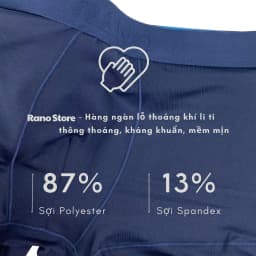 Thumbnail Combo 5 quần lót nam đùi boxer RANO vải thun lạnh mềm mại cao cấp co dãn 4 chiều thoáng khí cạp lưng to 3.5cm 4