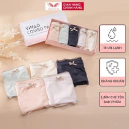 Thumbnail Combo 5 quần lót nữ thun lạnh cạp vừa VINGO CB70 VNGO 1