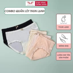 Thumbnail Combo 5 quần lót nữ thun lạnh cạp vừa VINGO CB70 VNGO 2