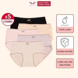 Thumbnail Combo 5 quần lót nữ thun lạnh cạp vừa VINGO CB70 VNGO 3