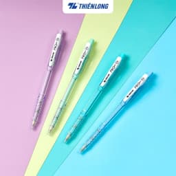 Thumbnail Combo 5/10/20 Bút bi Thiên Long Pro 027 TL-105 - 3 màu mực, thân bút pastel thời trang, phù hợp cho học sinh, sinh viên 1