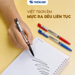 Thumbnail Combo 5/10/20 Bút bi Thiên Long FO-024 ngòi 0.7mm mực xanh/đỏ/đen hệ dầu, đạt tiêu chuẩn an toàn Châu Âu 3