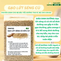 Thumbnail COMBO 5KG Gạo lứt đen gạo st25 gạo séng cù gạo nhật dẻo ONFOD ăn dặm cho bé ăn kiêng giảm cân healthy 3